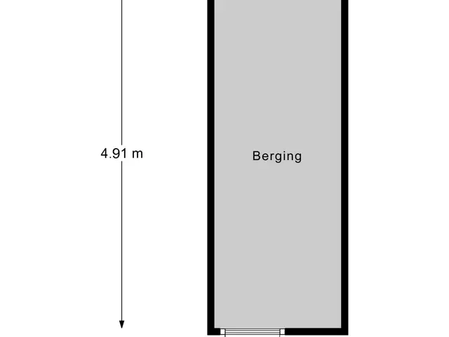 Plattegrond van Achter 't Raadhuis 20
