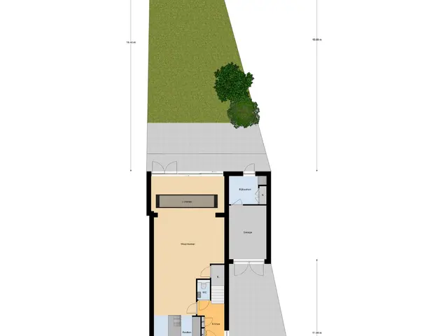 Plattegrond van Van Schuppenstraat 11