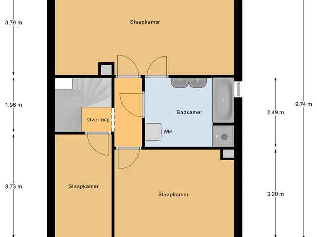 Plattegrond van Asserlaan 13