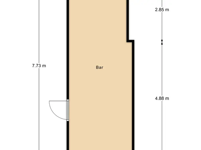 Plattegrond van Jonkheer de la Courtstraat 21