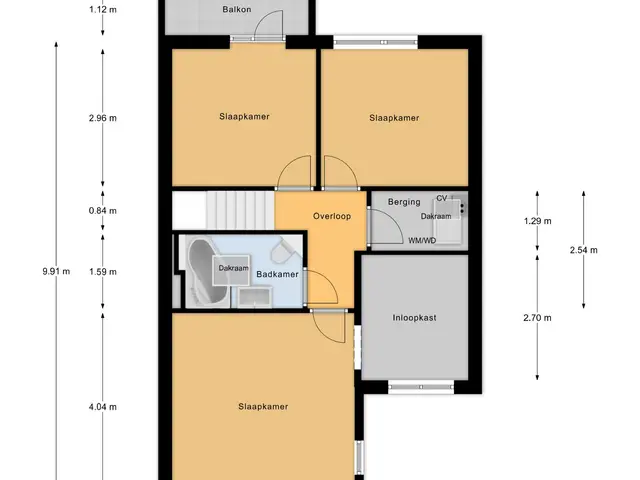 Plattegrond van De Lek 2