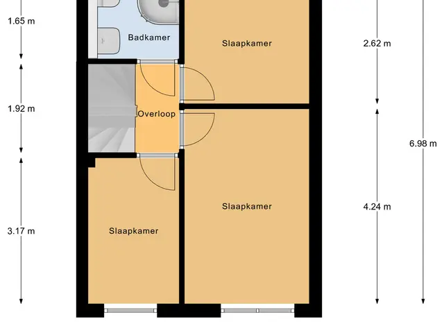 Plattegrond van Gerard van Oostromstraat 4