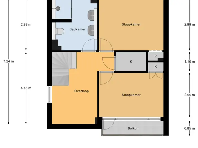 Plattegrond van Pieter Bruegelstraat 39