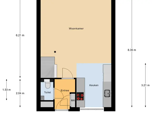 Plattegrond van Dagpauwoog 2