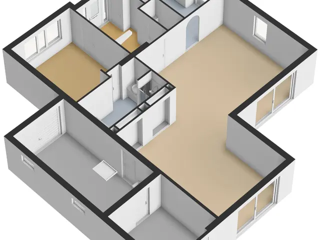 Plattegrond van Antoni Staringlaan 15