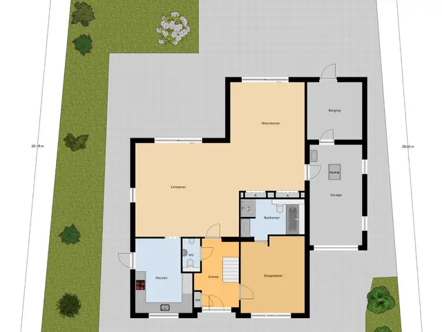 Plattegrond van Antoni Staringlaan 15