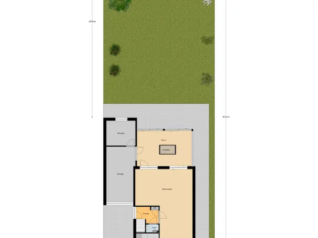 Plattegrond van Burgemeester van de Wielstraat 31