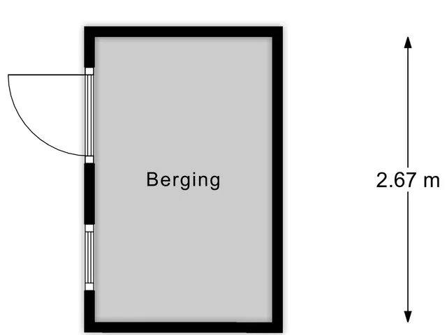 Plattegrond van Burgemeester van de Wielstraat 31