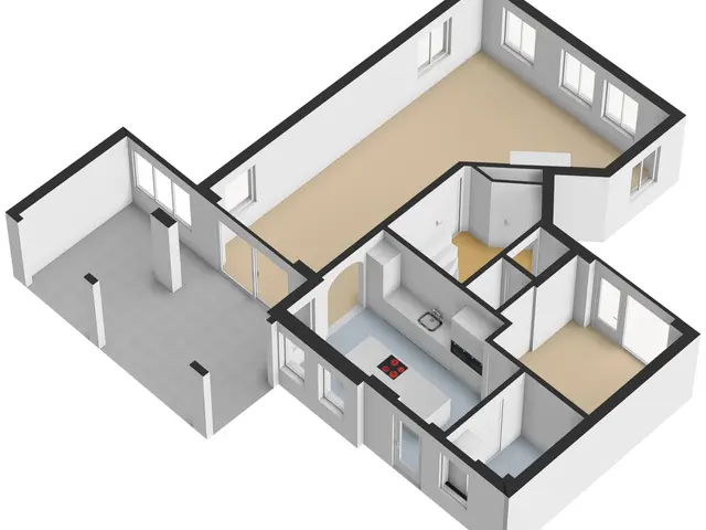 Plattegrond van De Maashoven 11