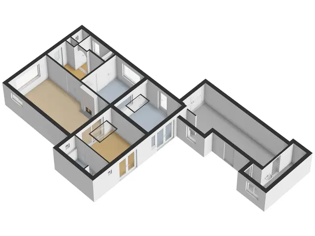 Plattegrond van Norbertijnerstraat 69