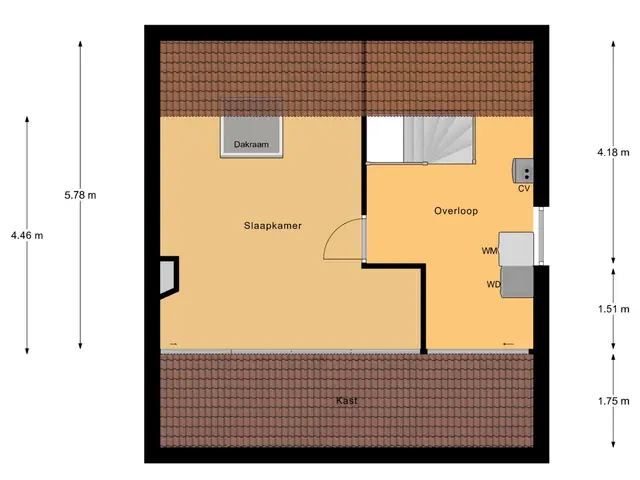 Plattegrond van Rubenslaan 15