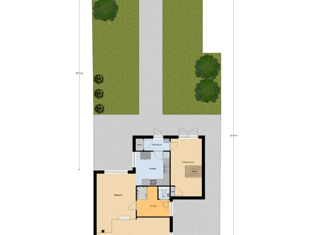 Plattegrond van Rubenslaan 15