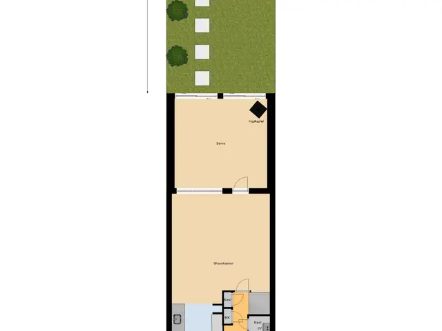 Plattegrond van Binnenhof 16
