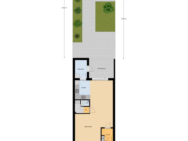 Plattegrond van Costerlaan 27