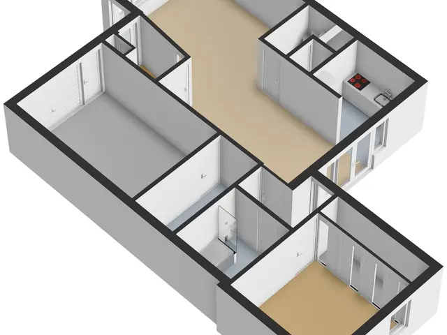 Plattegrond van Jacques Perklaan 3