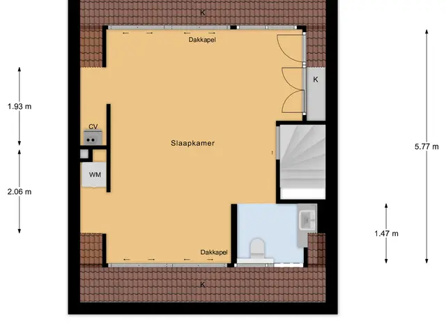 Plattegrond van Schubertstraat 12