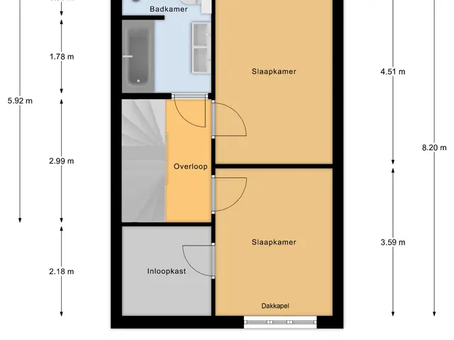 Plattegrond van Kweepeer 16