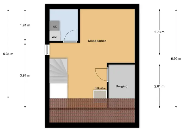 Plattegrond van Kweepeer 16