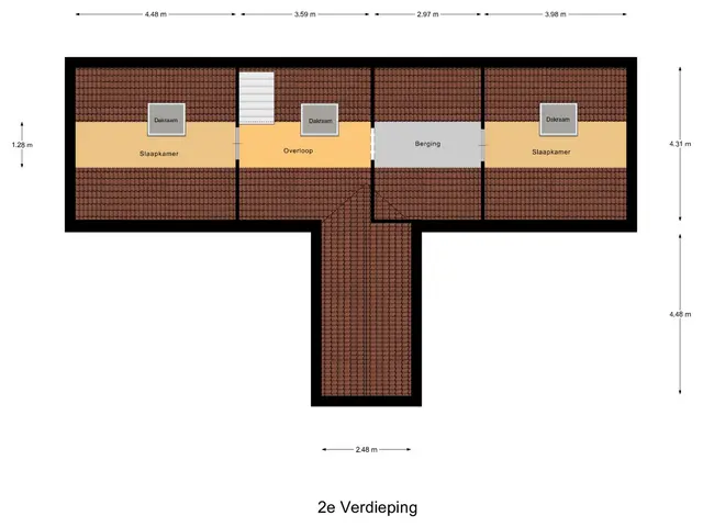 Plattegrond van Grotestraat 174