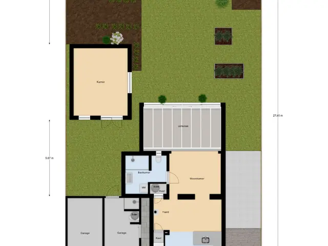 Plattegrond van Torenstraat 112