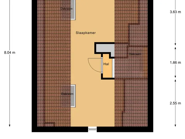 Plattegrond van Monseigneur van Kesselstraat 13