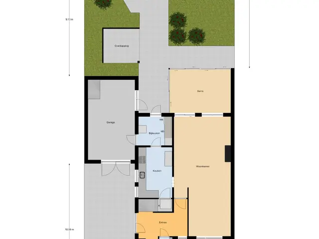 Plattegrond van De Omloop 12