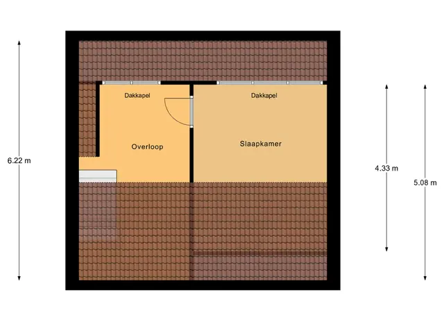 Plattegrond van Norbertijnerstraat 25