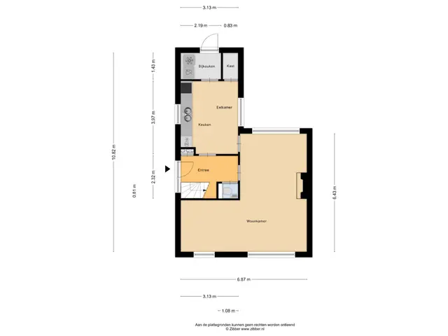 Plattegrond van Lindestraat 27