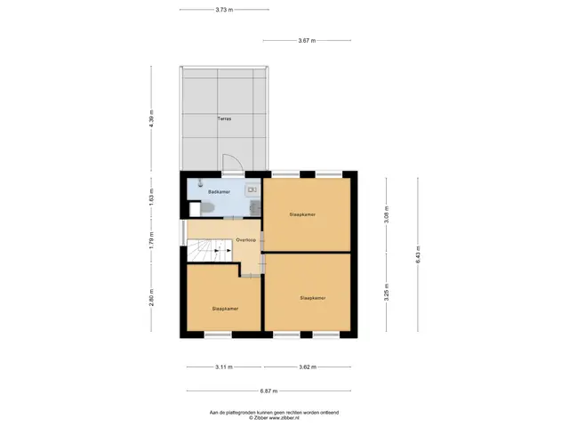 Plattegrond van Lindestraat 27