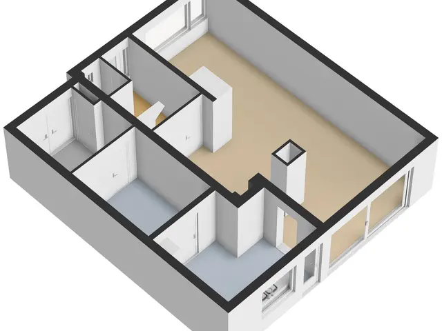 Plattegrond van Strausslaan 38