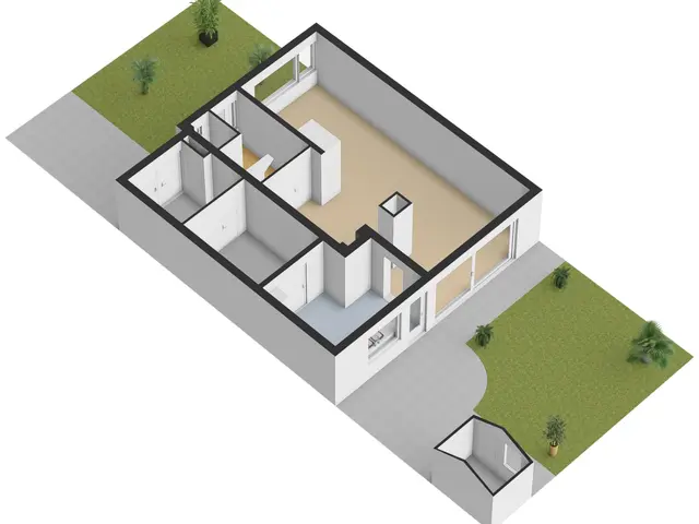 Plattegrond van Strausslaan 38
