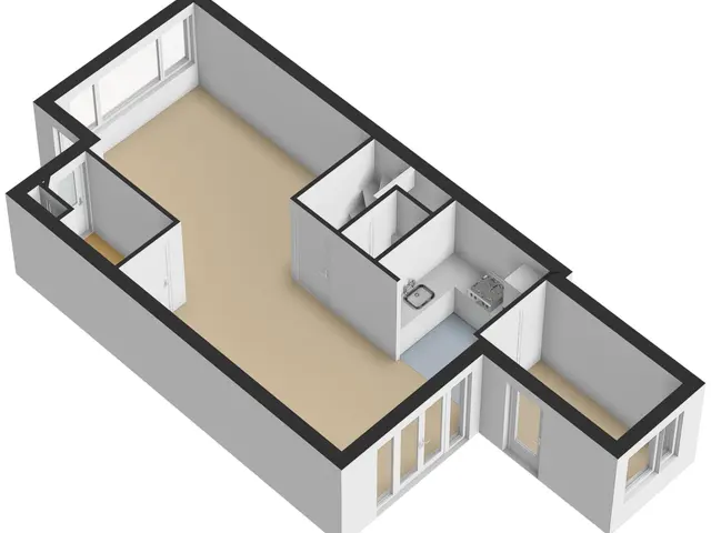 Plattegrond van Jacques Perklaan 25