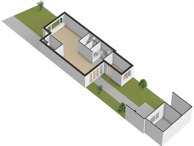 Plattegrond van Jacques Perklaan 25