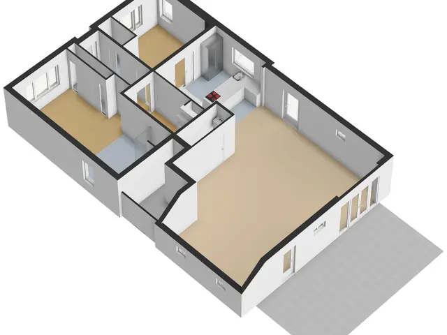 Plattegrond van Wilhelminastraat 86