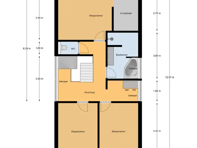 Plattegrond van Kasteeldreef 40A