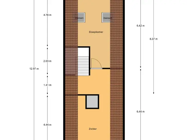 Plattegrond van Kasteeldreef 40A