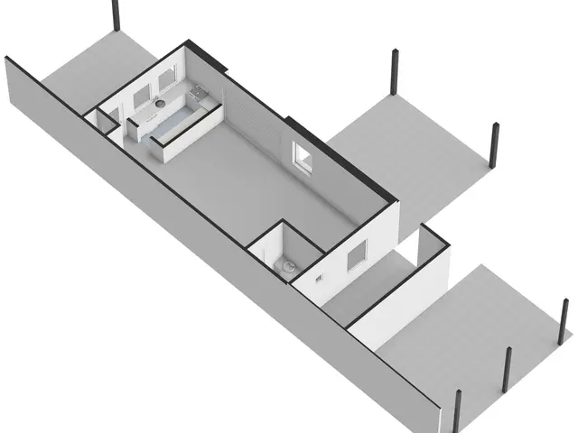 Plattegrond van Kasteeldreef 40A