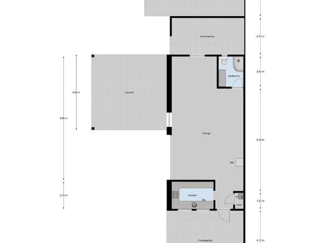 Plattegrond van Kasteeldreef 40A