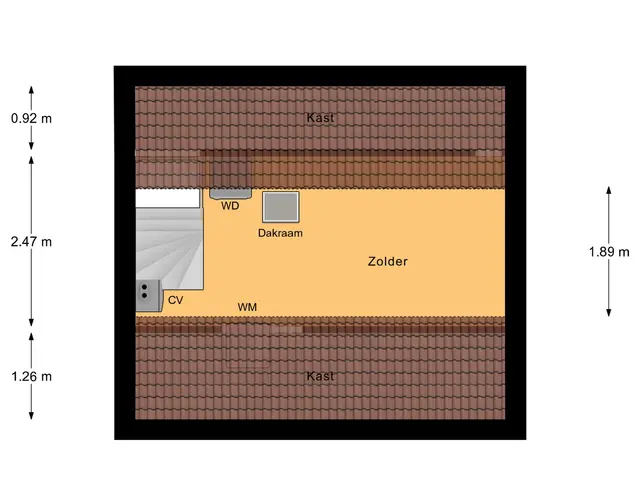 Plattegrond van Costerlaan 1