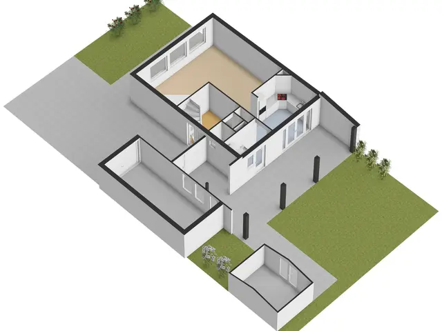 Plattegrond van Acaciastraat 20