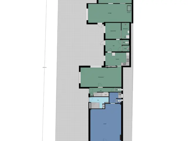 Plattegrond van Grotestraat 192