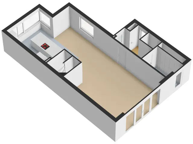 Plattegrond van Nassau Dwarsstraat 55