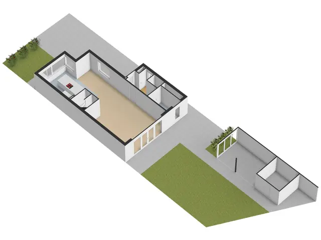 Plattegrond van Nassau Dwarsstraat 55