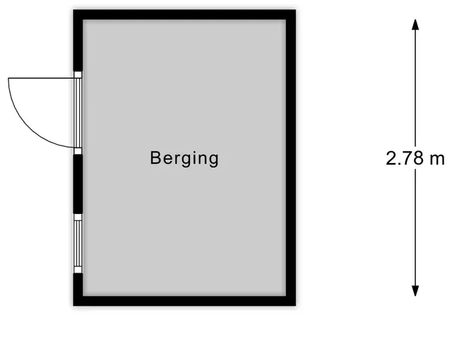 Plattegrond van Pastoor Becxstraat 6A