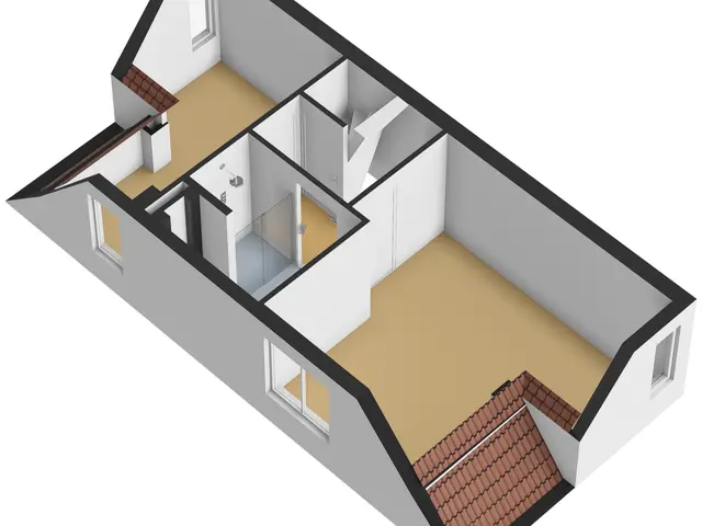 Plattegrond van Achter 't Raadhuis 4
