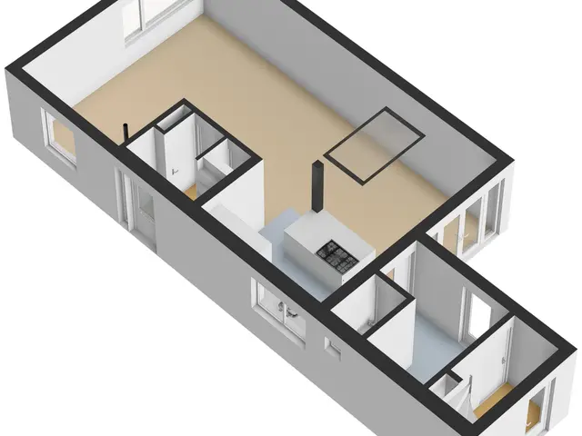 Plattegrond van Kerkstraat 40A