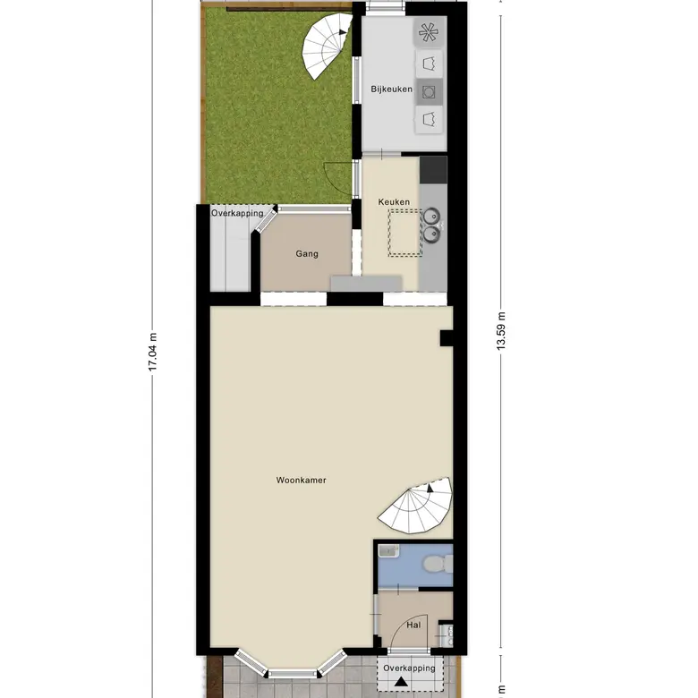 Plattegrond 1 van Snouckstraat 11