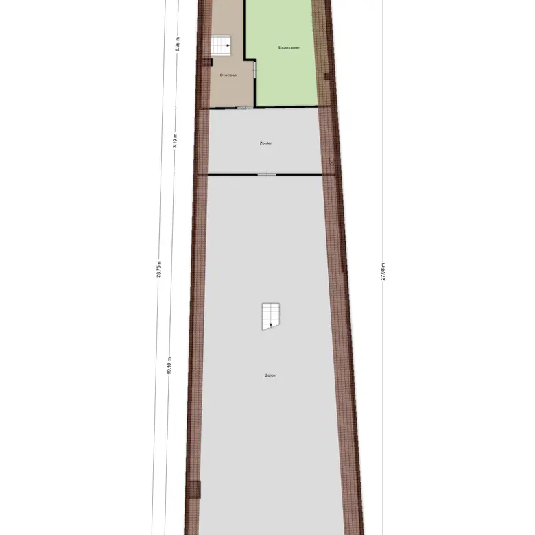Plattegrond 3 van Koudenhorn 64A