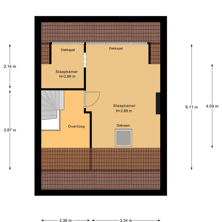 Plattegrond 5 van La Reinelaan 12