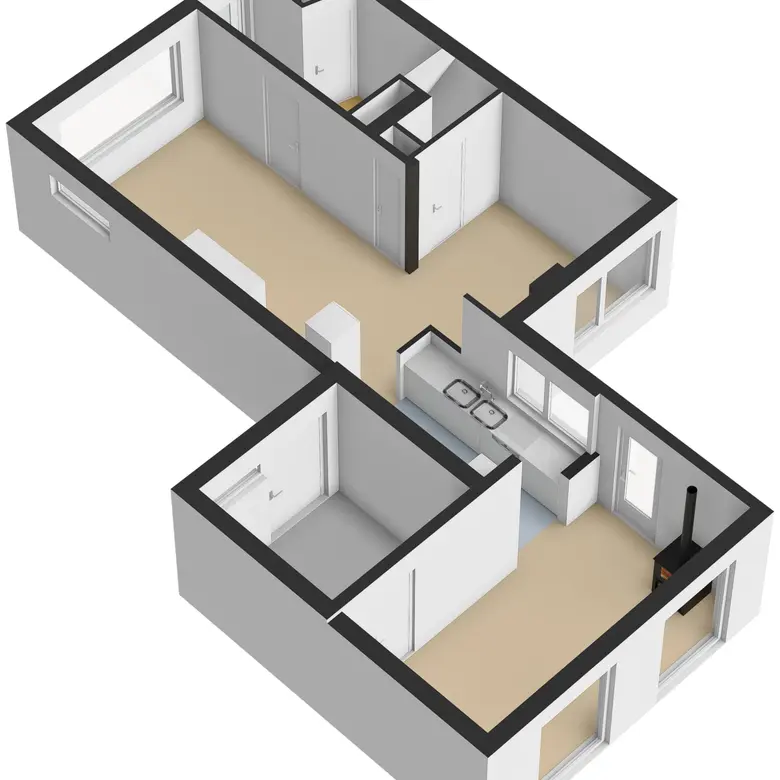 Plattegrond 2 van La Reinelaan 12